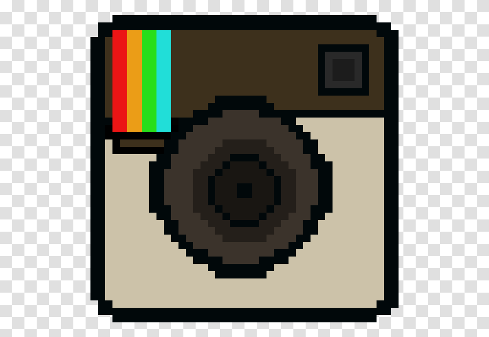 Instagram Logo Pixel, Rug, Camera, Electronics, Label Transparent Png