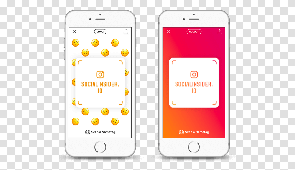 Instagram Nametag Feature Iphone, Mobile Phone, Electronics, Cell Phone Transparent Png