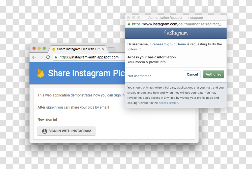 Instagram Oauth Login Consent, File, Page, Webpage Transparent Png