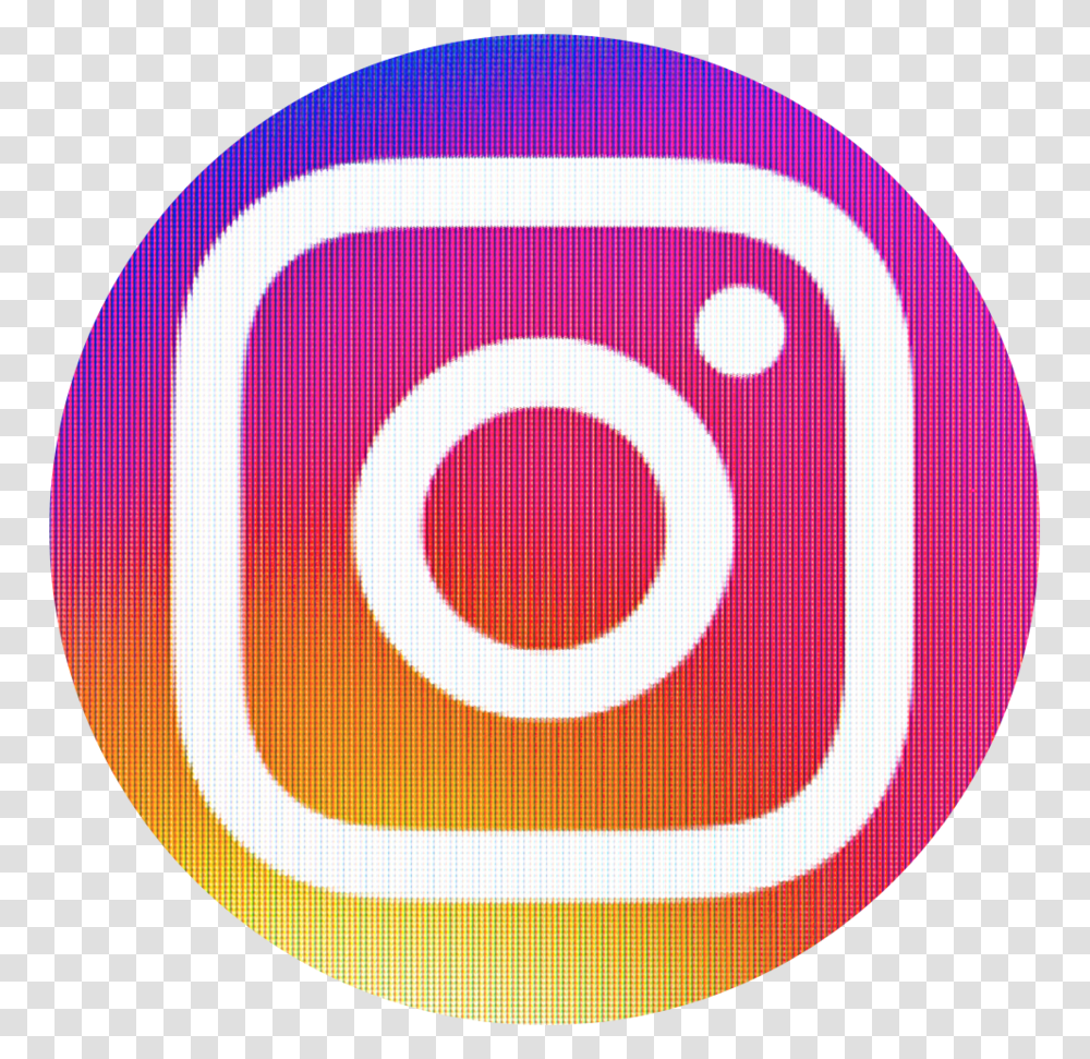 Instagram Popsocket Clipart Circle, Logo, Trademark, Rug Transparent Png