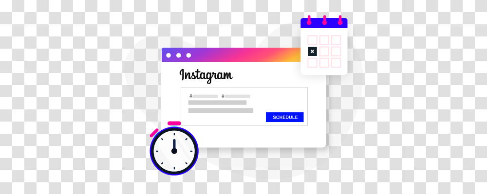 Instagram Post Scheduling Marketing Horizontal, Text, Clock Tower, Architecture, Building Transparent Png