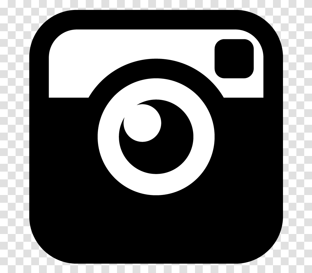 Instagram Preto E Branco, Camera, Electronics, Digital Camera, Stencil Transparent Png