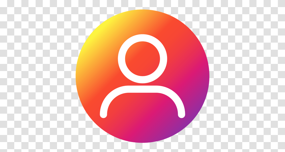 Instagram Profile Button & Svg Vector File Instagram Profile Picture, Logo, Symbol, Trademark, Sphere Transparent Png