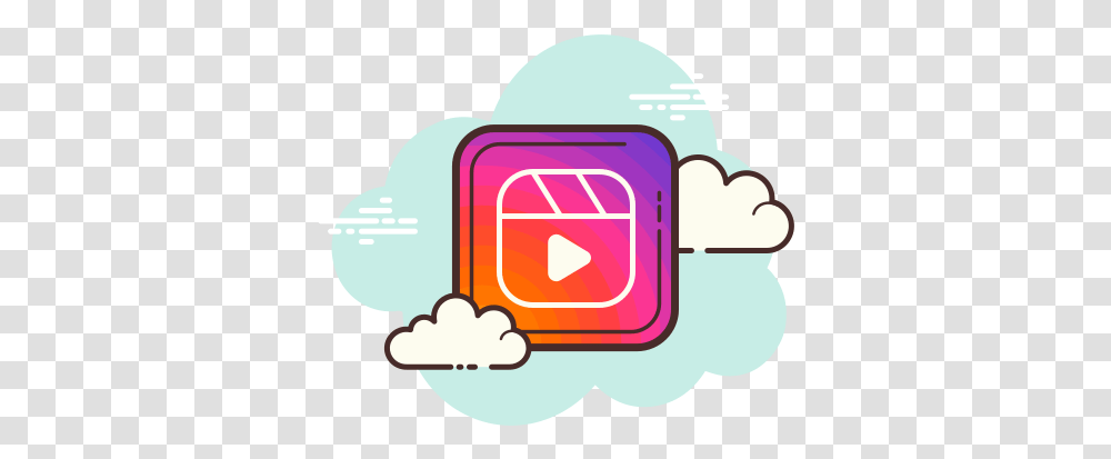 Instagram Reels Icon Instagram Icon Aesthetic Cloud, Gas Pump, Machine, Electrical Device, Outdoors Transparent Png