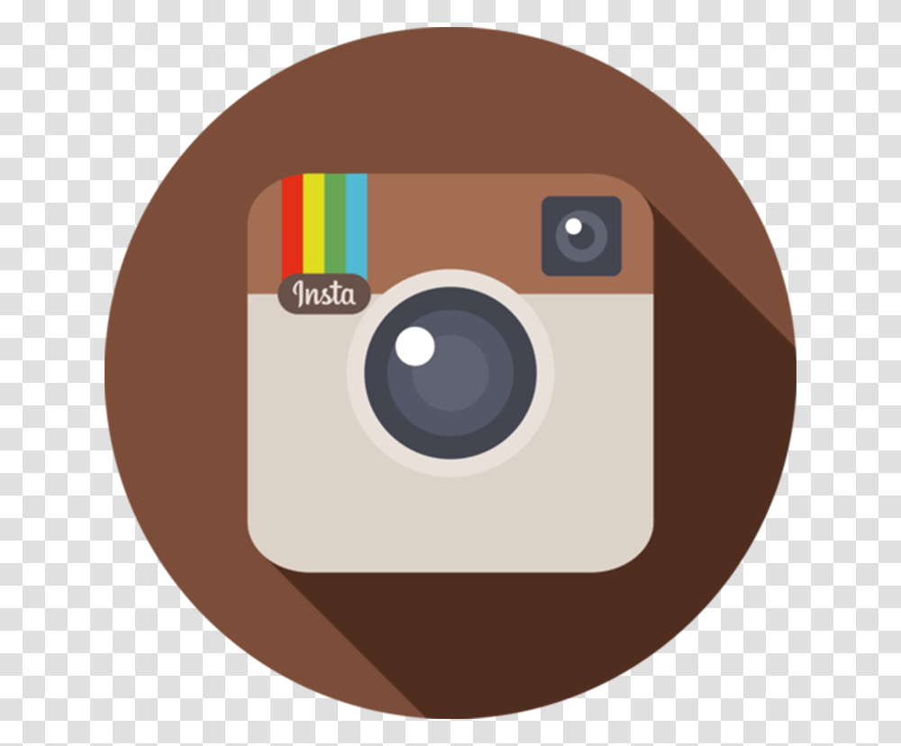 Instagram Round Logo Background Circle Instagram Logo, Camera, Electronics, Digital Camera, Webcam Transparent Png
