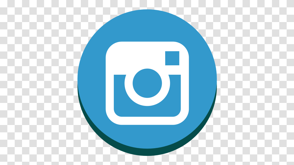 Instagram Round Social Media Icon Instagram Logo Emoji, Symbol, Trademark, Label, Text Transparent Png