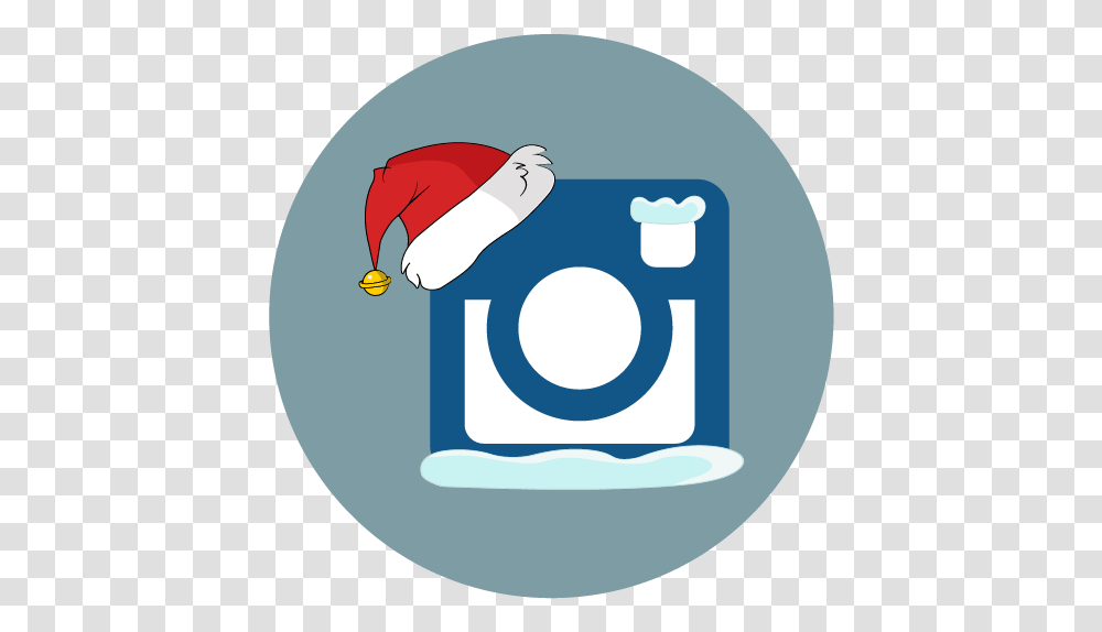 Instagram Santa Hat Snow Icon Christmas Social Media Buttons, Number, Symbol, Text, Electronics Transparent Png