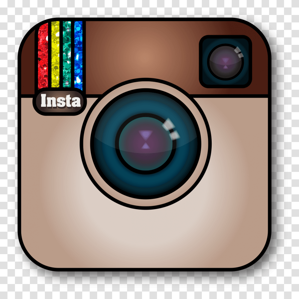 Instagram Social Media Button Creative Instagram Logo, Camera, Electronics, Washer, Appliance Transparent Png