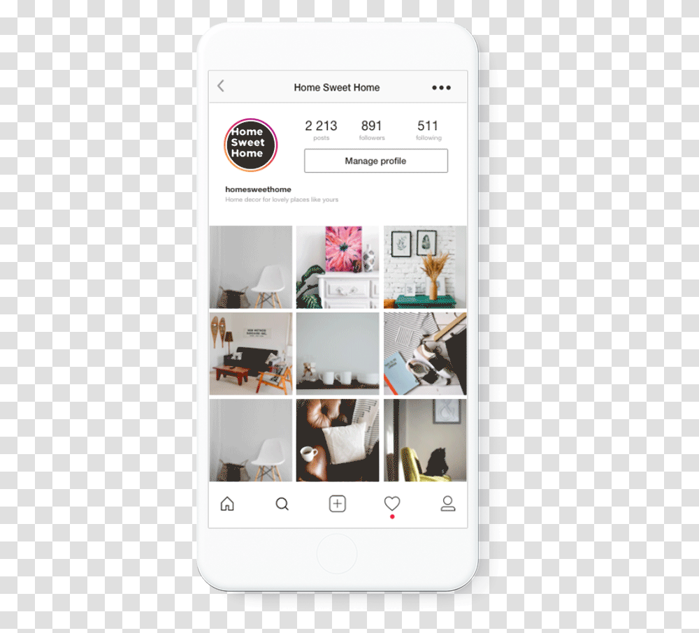Instagram Store, Pillow, Cushion, Interior Design, Mobile Phone Transparent Png