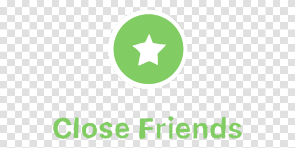 Instagram Stories Close Friends Logo, Symbol, Recycling Symbol, Star Symbol, Trademark Transparent Png