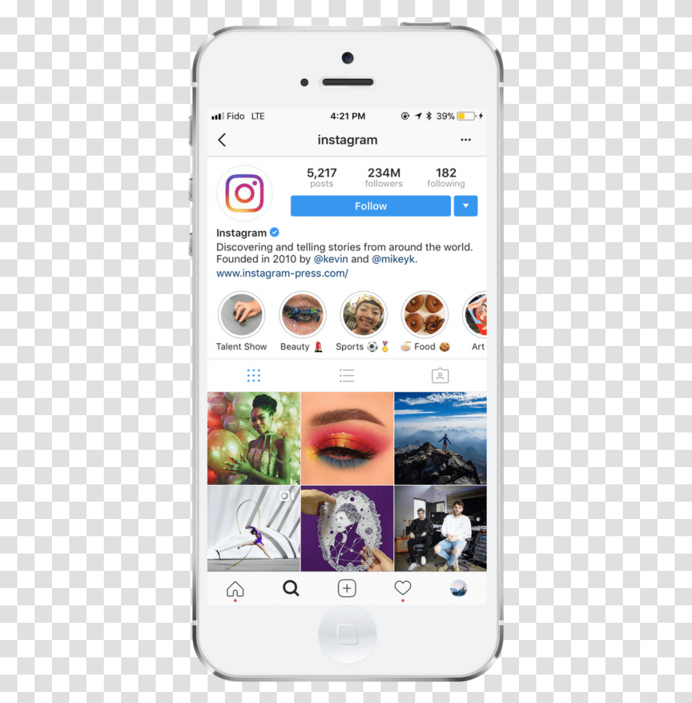 Instagram Story Highlights Iphone, Mobile Phone, Electronics, Person, Text Transparent Png