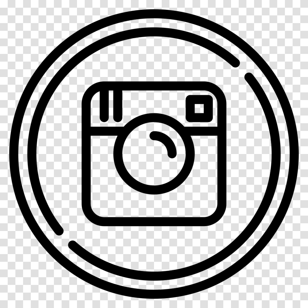 Instagram Svg Icon Free Download, Stencil Transparent Png