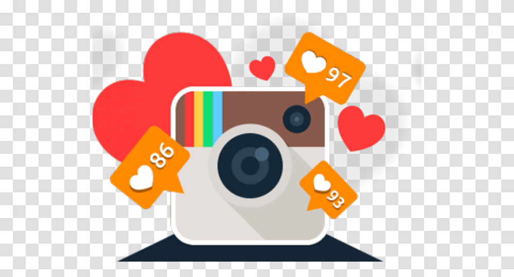 Instagramm Clipart Boomerang Likes In Instagram, Camera, Electronics, Digital Camera Transparent Png