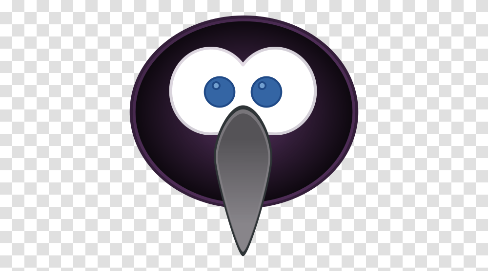 Install Cawbird Twitter Client Cawbird Icon, Beak, Animal, Kiwi Bird, Disk Transparent Png