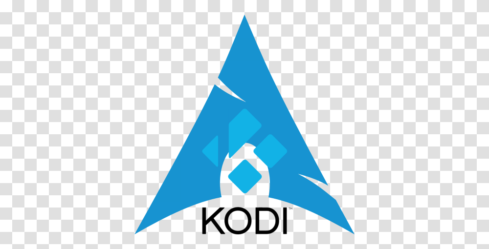 Install Kodi On Arch Linux Dominicm, Triangle, Poster, Advertisement Transparent Png