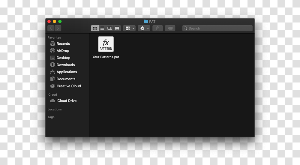 Install Photoshop Patterns Macos, File, Word, Webpage Transparent Png
