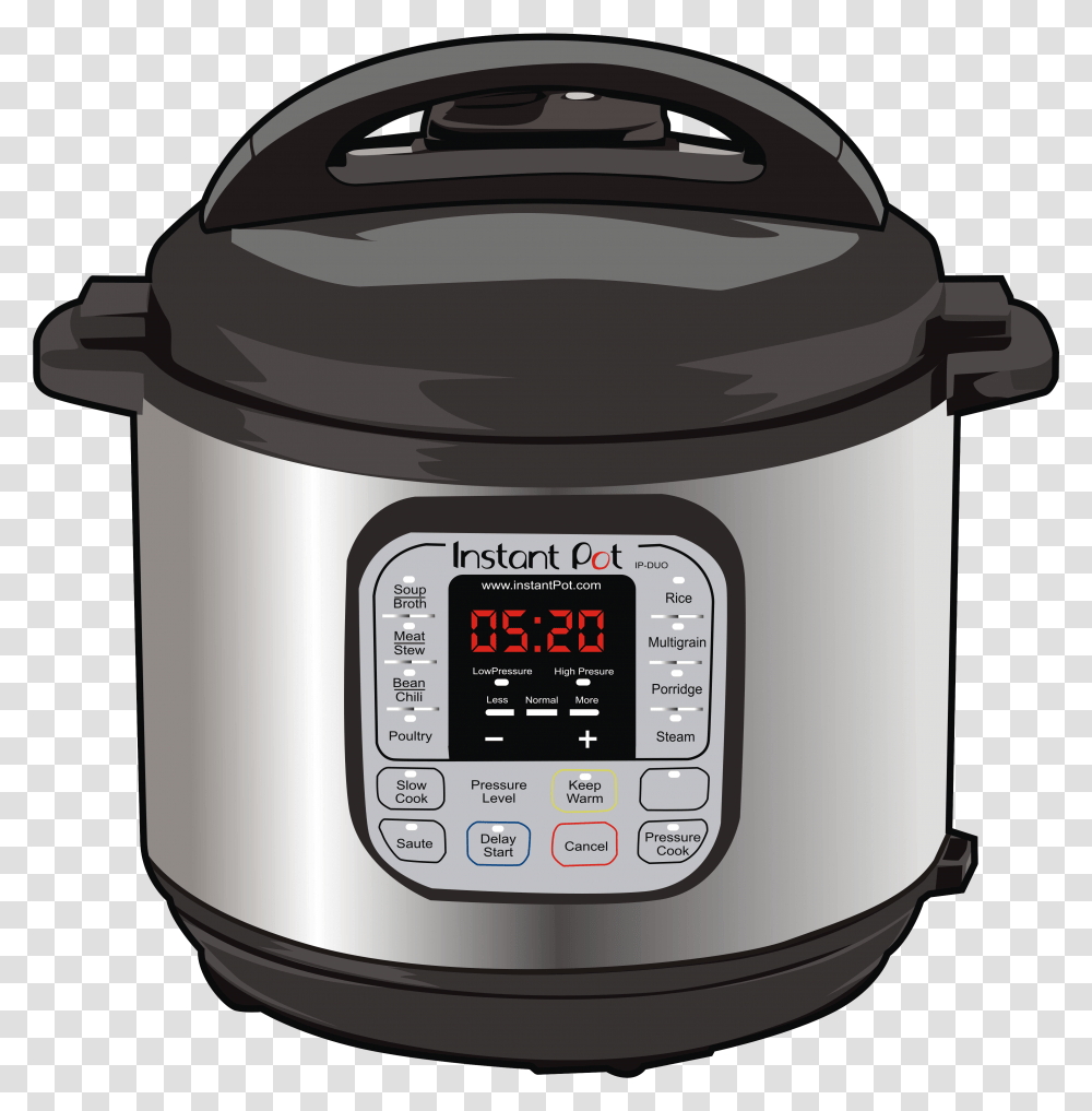Instant Pot Duo Instant Pot Duo 8 Quart, Cooker, Appliance, Slow Cooker, Helmet Transparent Png