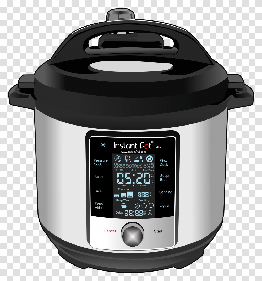 Instant Pot Max Instant Pot Duo Plus, Cooker, Appliance, Slow Cooker Transparent Png
