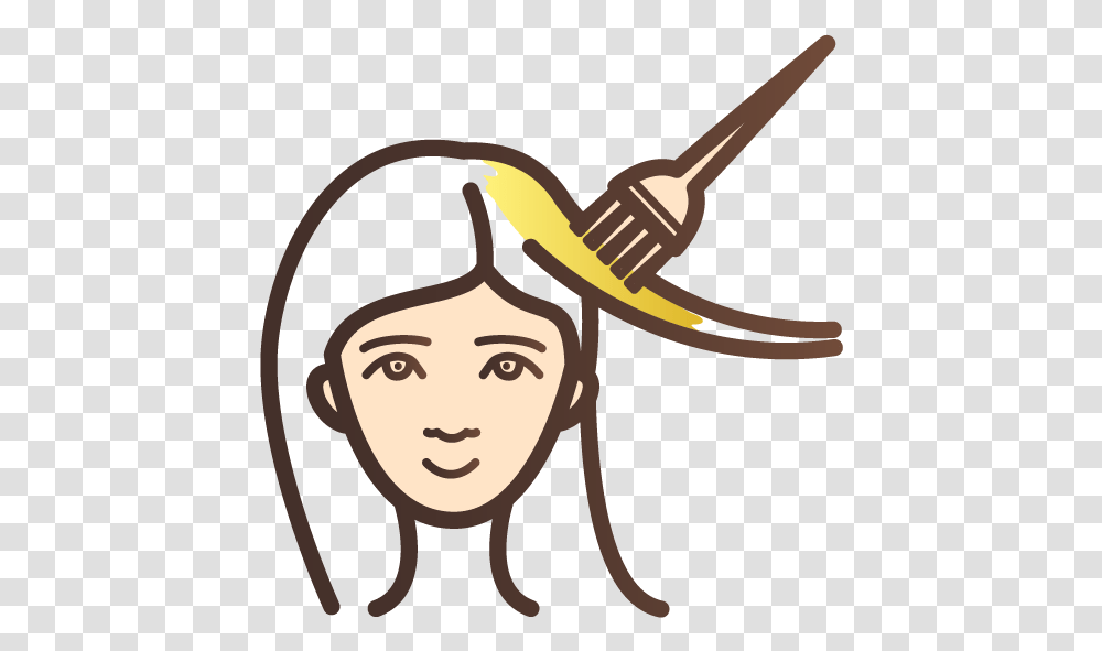 Instructions - Color & Soin Hair Design, Arrow, Symbol, Weapon, Cutlery Transparent Png