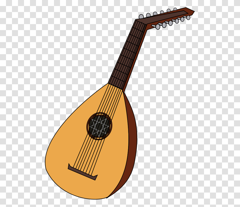 Instrument Clipart Medieval, Lute, Musical Instrument Transparent Png