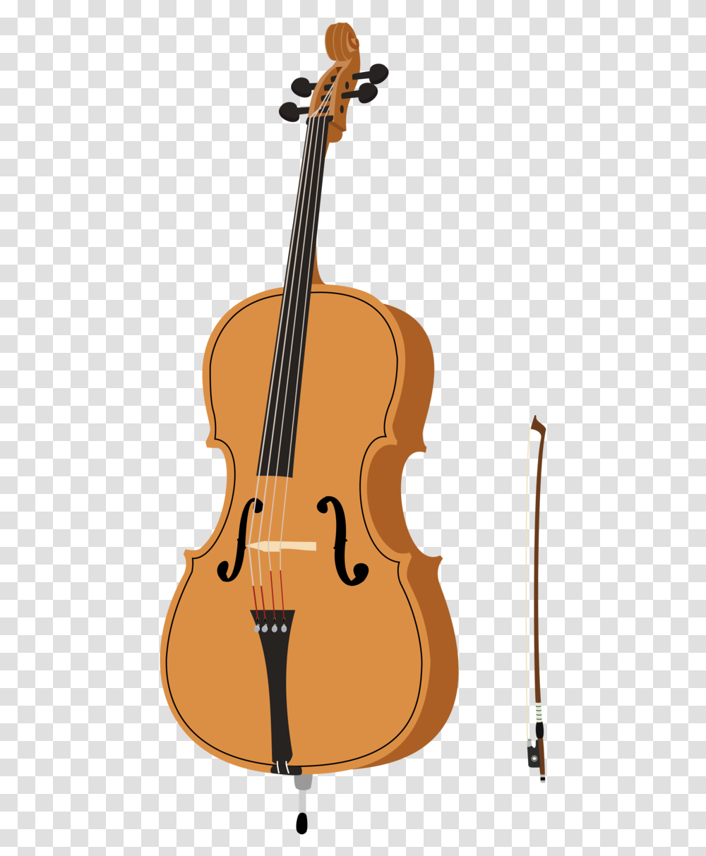 Instrument Clipart Violin Bow Cello Clipart Background, Musical Instrument Transparent Png