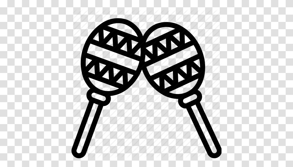 Instruments Maracas Music Percussion Icon, Musical Instrument, Racket, Tennis Racket Transparent Png