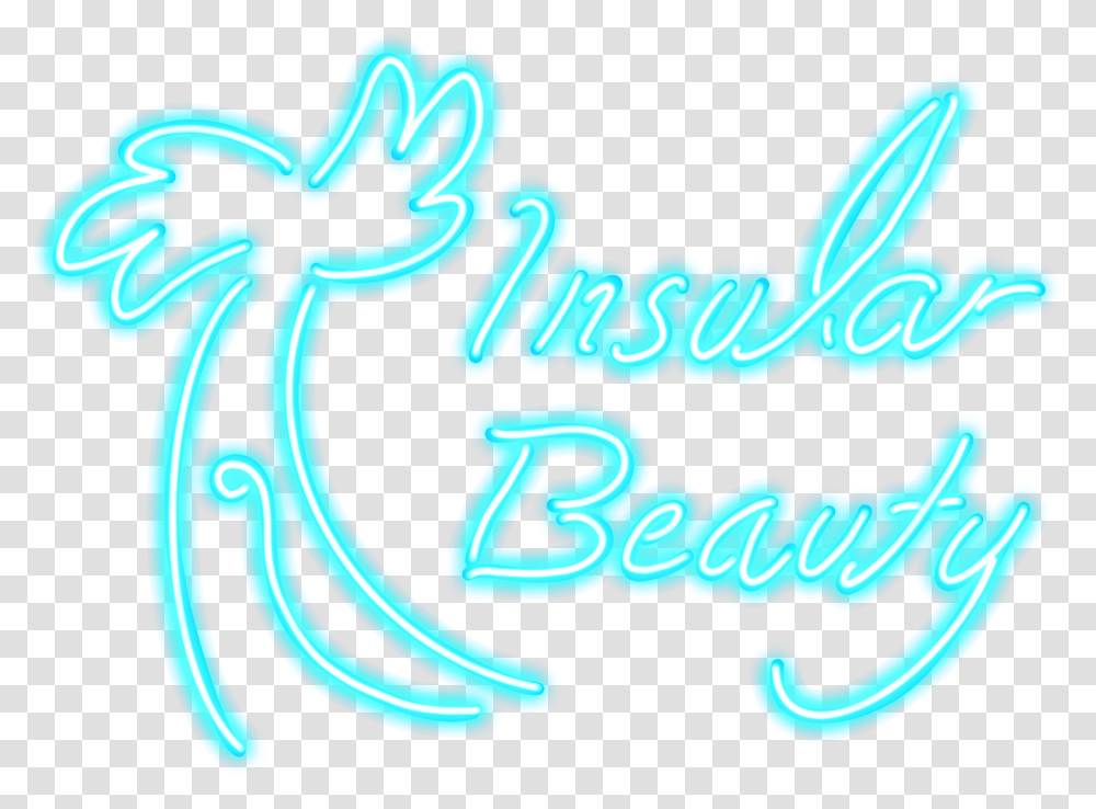 Insular Beauty Neon Sign Transparent Png