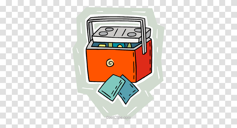 Insulated Cooler Royalty Free Vector Clip Art Illustration, Appliance, Gas Pump, Machine, Dishwasher Transparent Png
