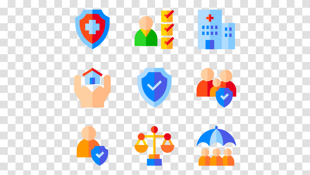 Insurance Flat Icon Prevention, Armor, Shield Transparent Png