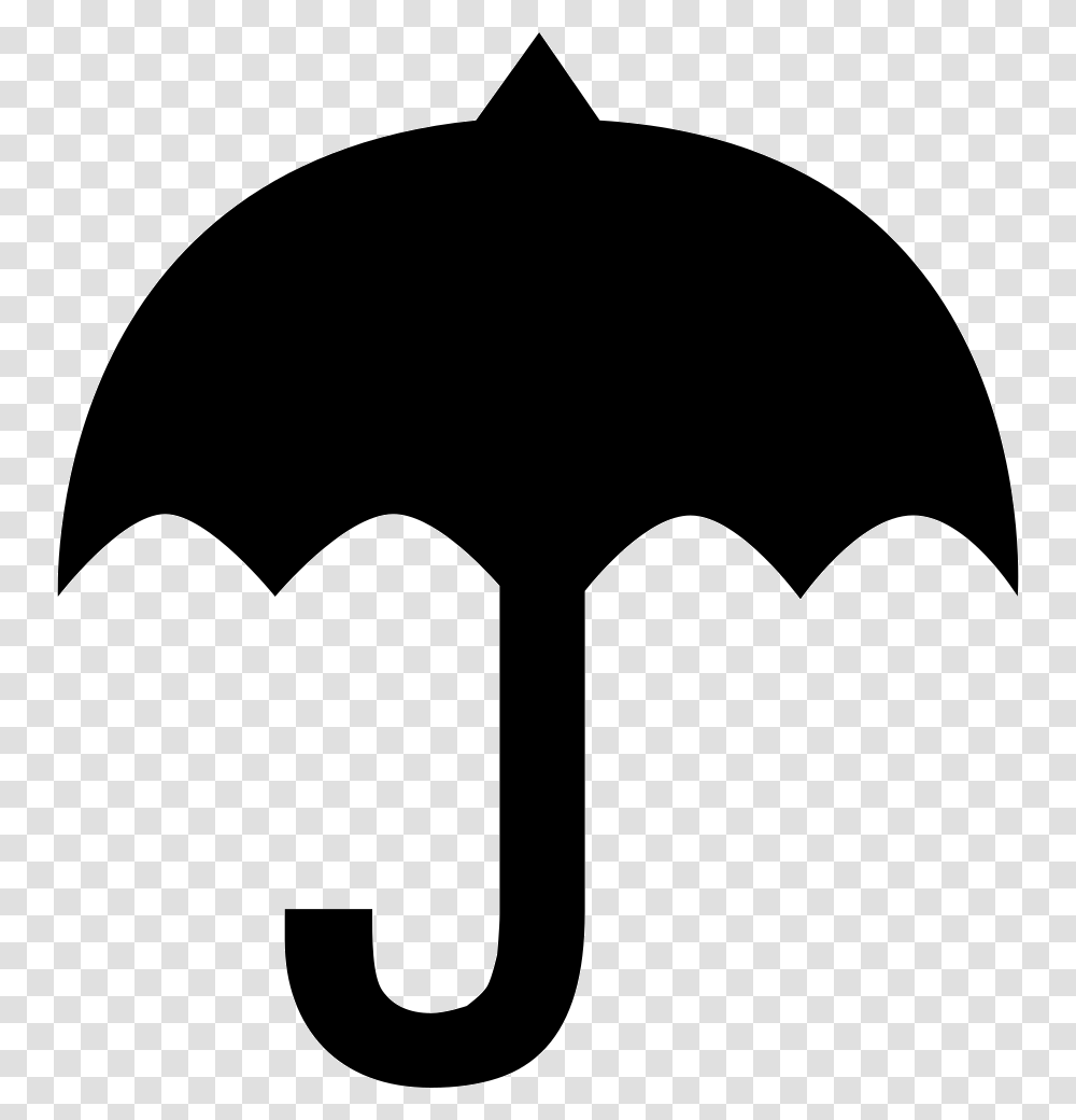 Insurance Icon Black Umbrella Clip Art, Canopy, Silhouette Transparent Png