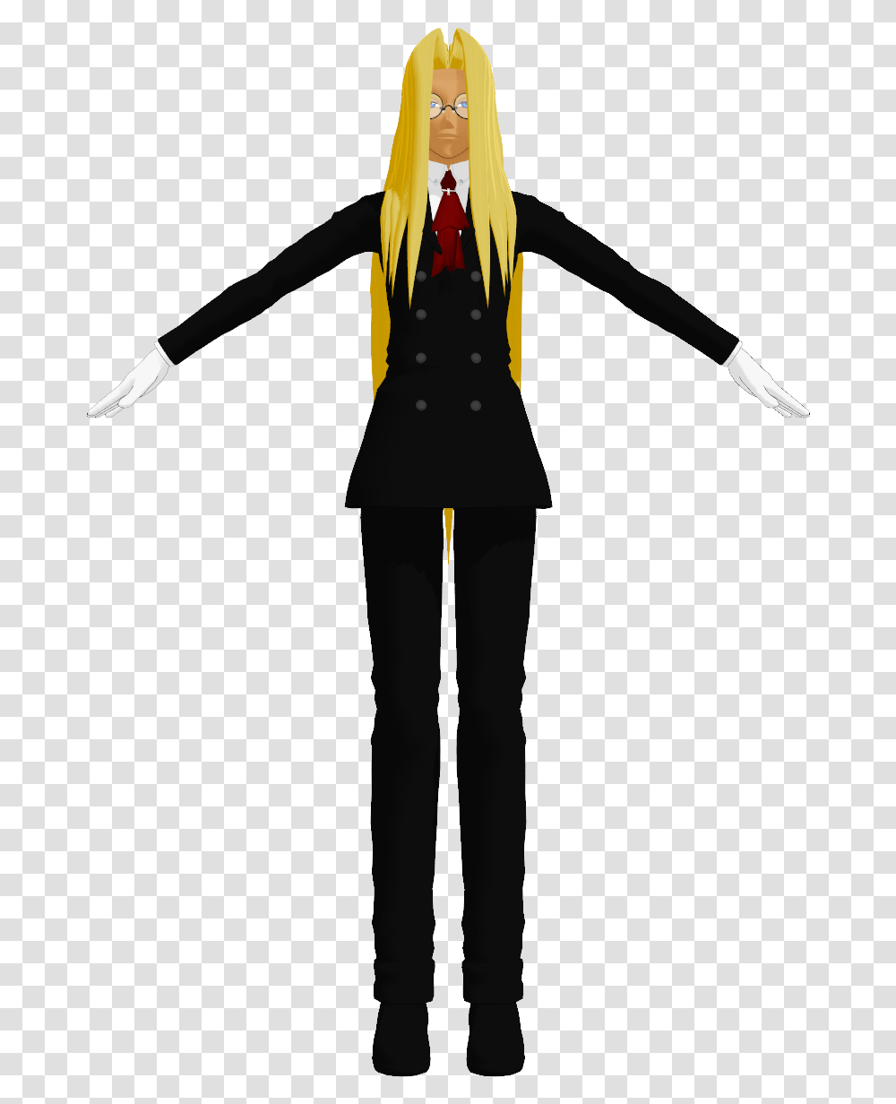 Integra Hellsing Mmd Image With No Integra Hellsing, Performer, Person, Costume, Magician Transparent Png