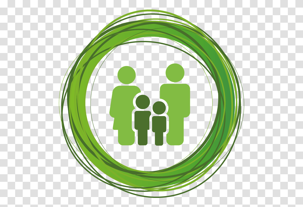 Integrated Care For Children Young People And Families Circle, Green Transparent Png