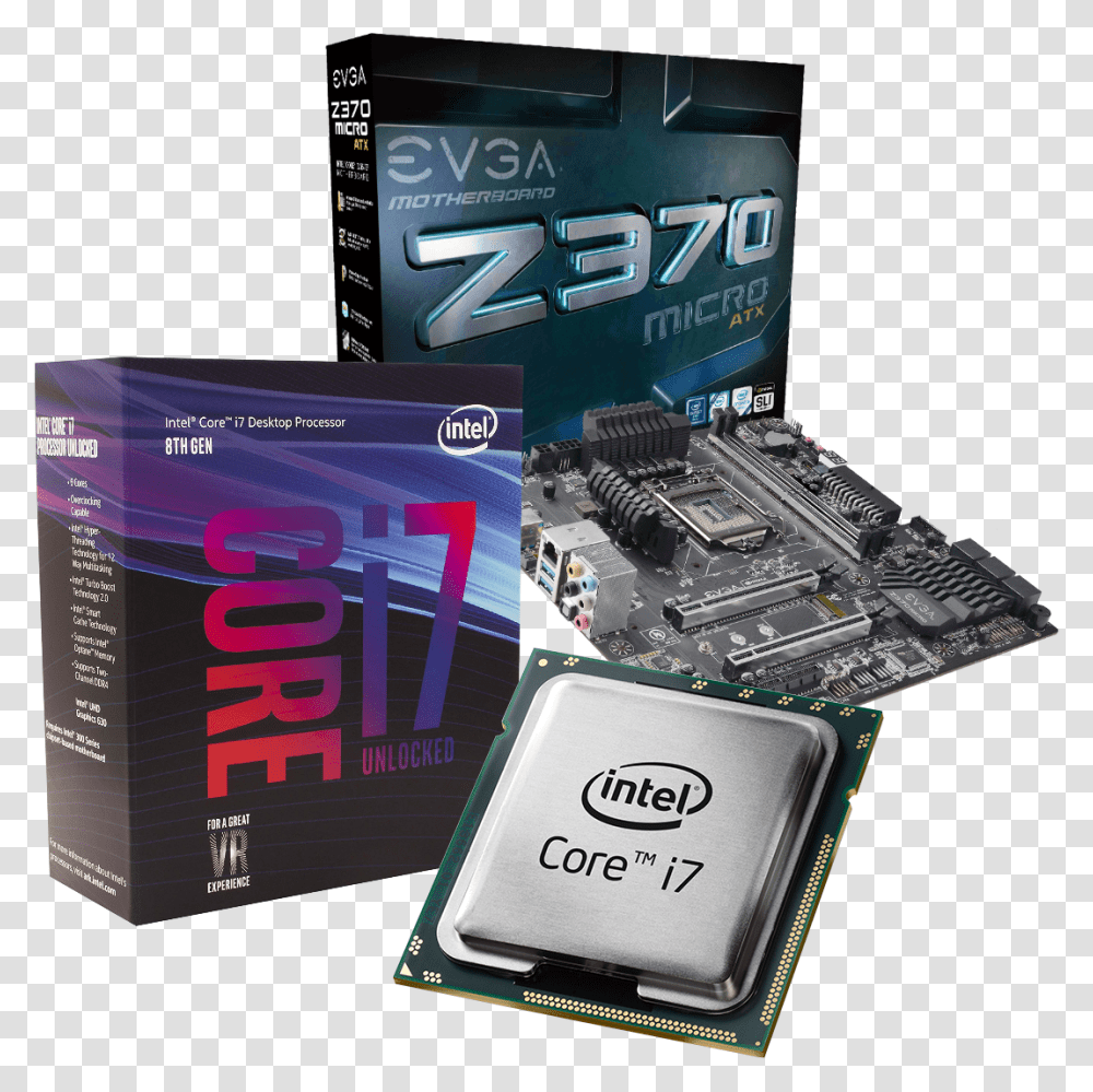 Intel Core I7 8700k 4.70 Ghz, Computer, Electronics, Computer Hardware, Cpu Transparent Png