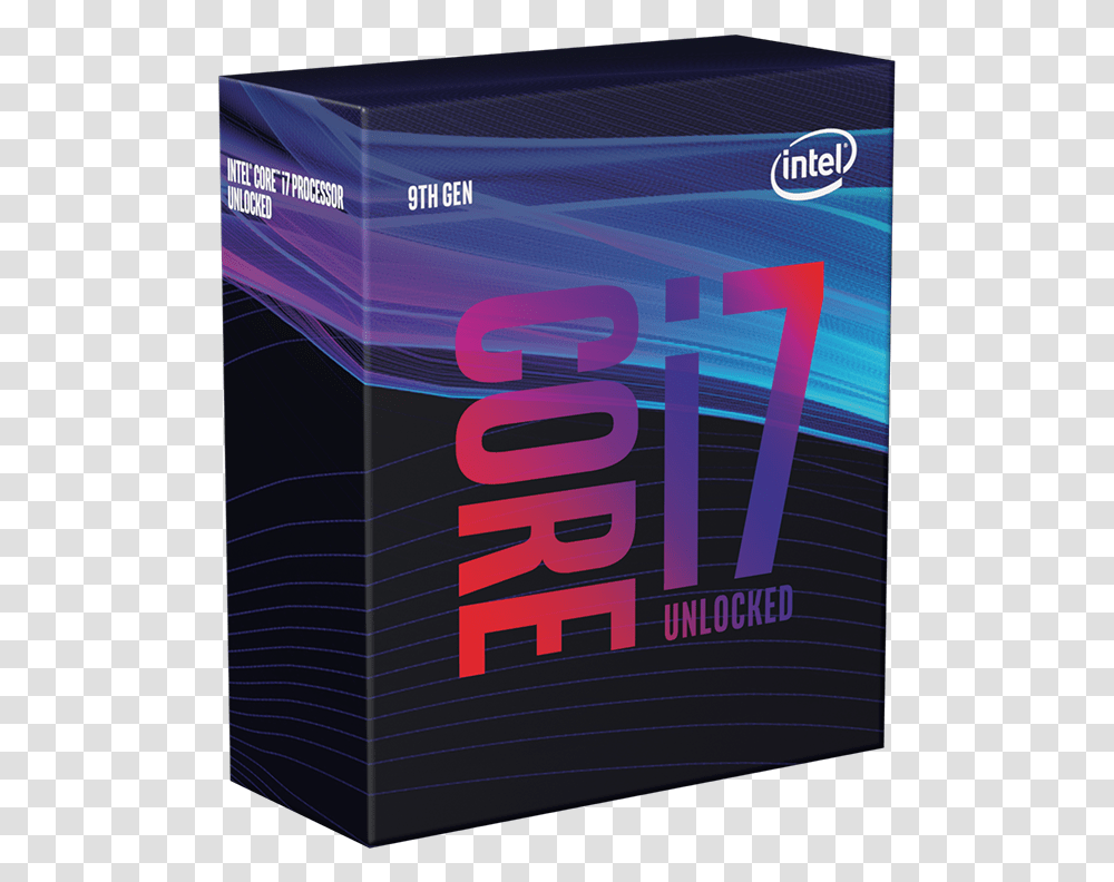 Intel Core I7 9th Generation, Poster, Advertisement, Monitor, Screen Transparent Png