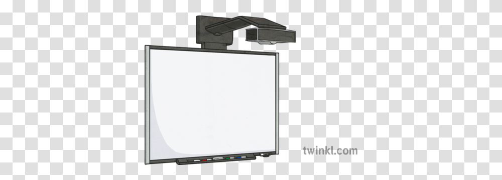 Interactive Whiteboard Illustration Whiteboard, White Board, Monitor, Screen, Electronics Transparent Png