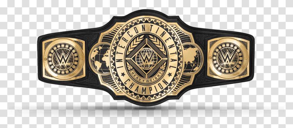 Intercontinental Championship New Wwe Intercontinental Championship Belt, Wristwatch, Buckle, Logo Transparent Png