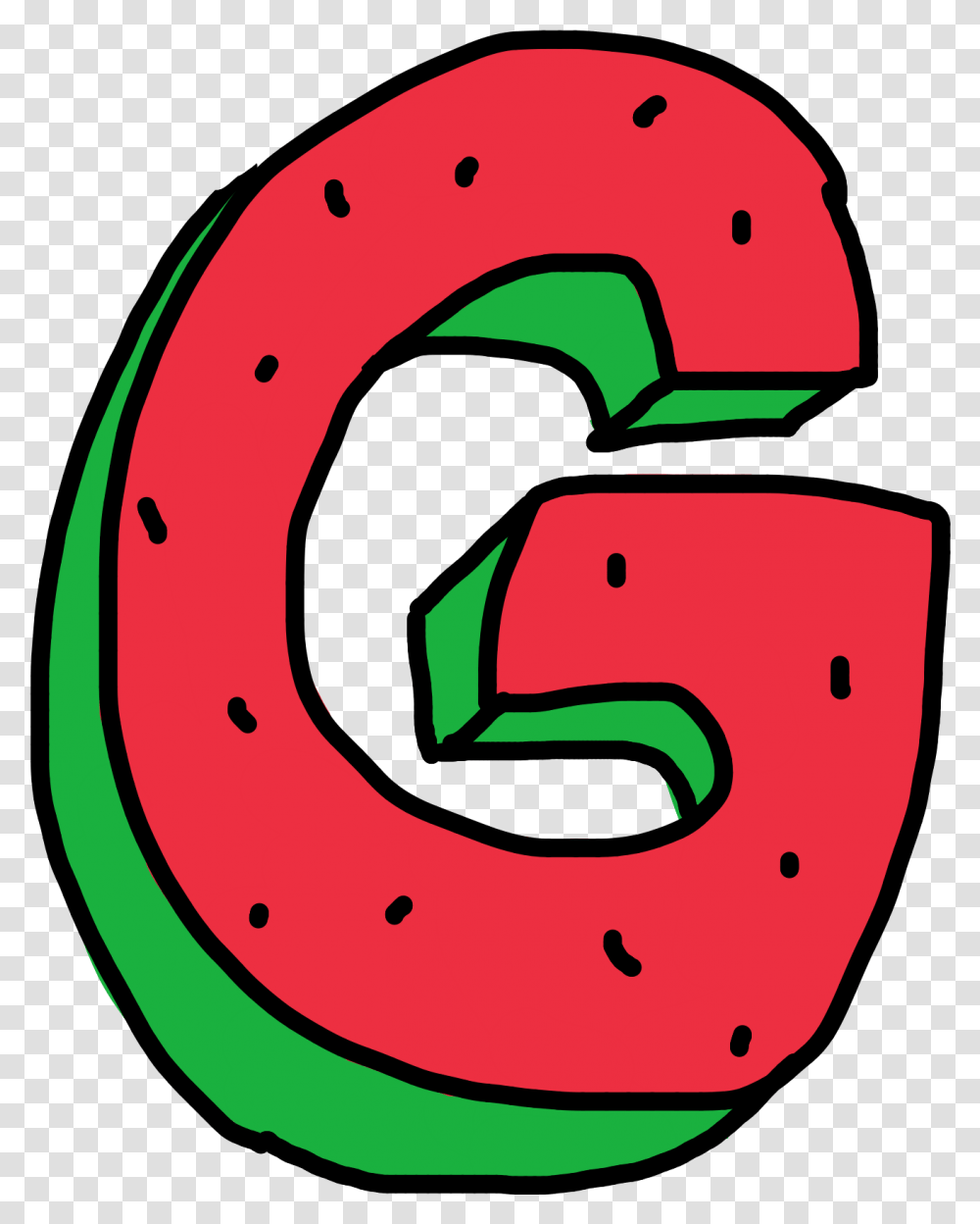 Interesting Art Letter Zumiez Oddfuture Of Watermelon Odd Future Letters Donut, Number, Alphabet Transparent Png