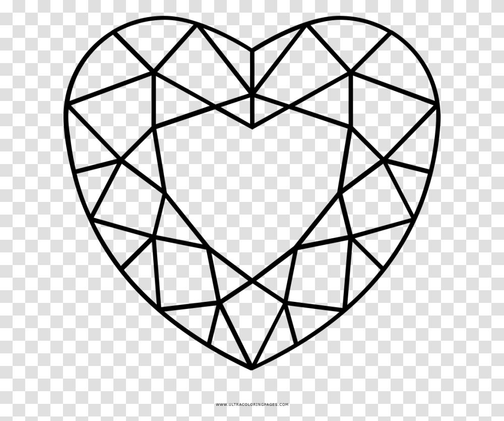 Interesting Baseball Diamond Coloring Pages Heart Shape Diamond Vector, Gray, World Of Warcraft Transparent Png