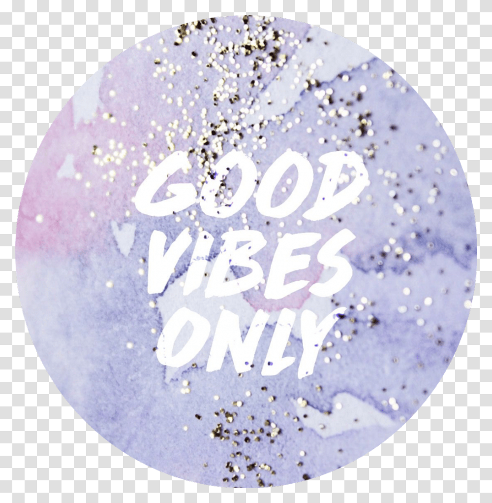 Interesting Cute Goodvibesonly Tumblr Circle, Paper, Confetti, Light, Poster Transparent Png