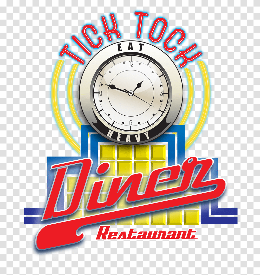 Interesting Menu Cover Graphic Design Nj Tick Tick Tock Diner, Analog Clock, Clock Tower, Architecture, Building Transparent Png