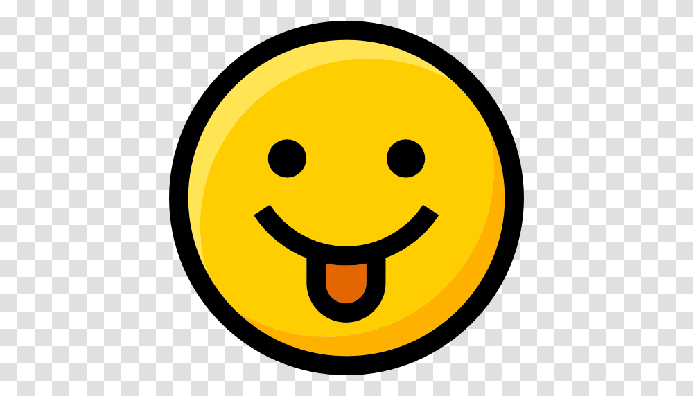 Interface Faces Smileys Emoji Feelings Ideogram Tongue, Label, Logo Transparent Png