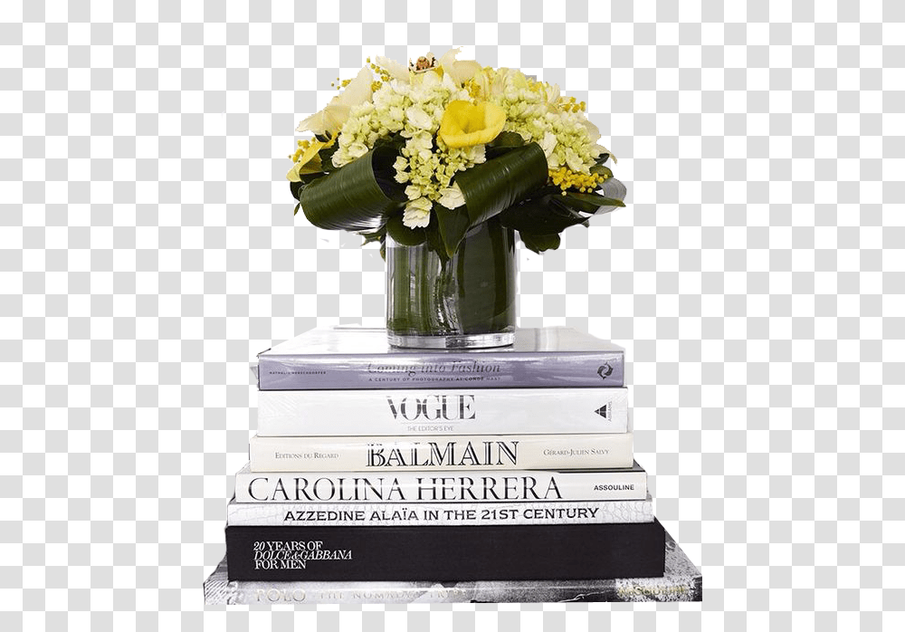 Interior Coffee Table Books, Plant, Flower, Blossom, Flower Arrangement Transparent Png