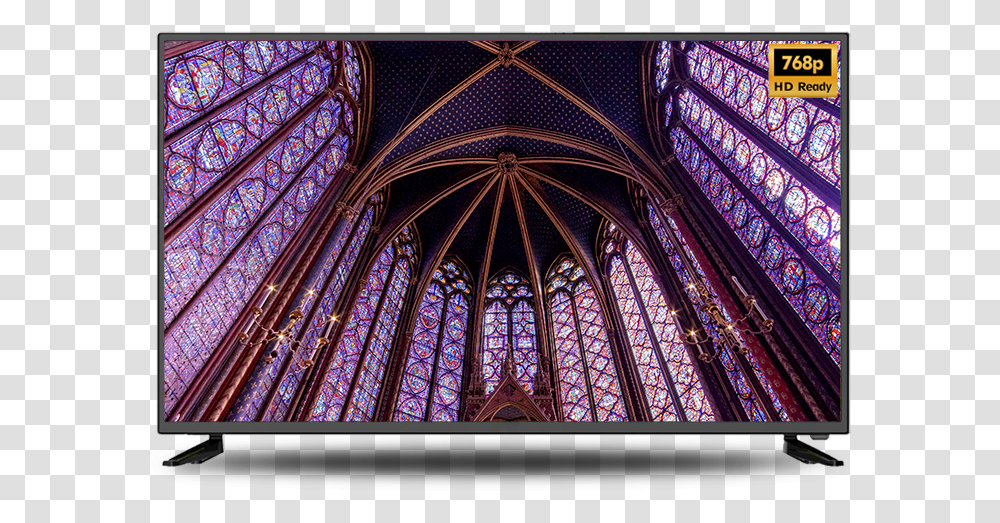 Interior Stained Glass Windows Sainte Chapelle, Architecture, Building, Apse Transparent Png