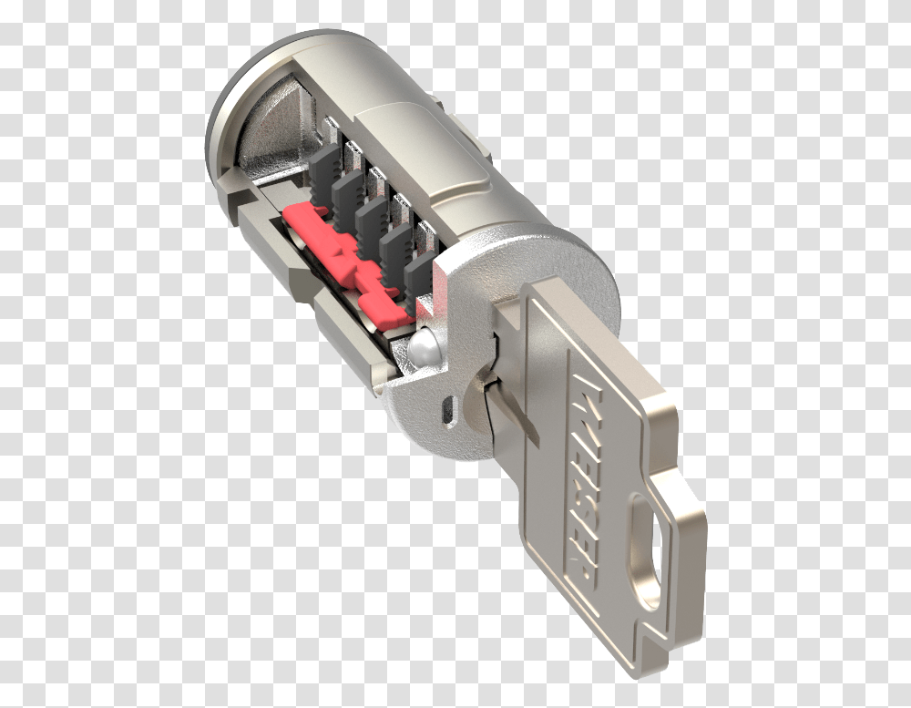 Interior View Of A Weiser Smartkey Lock Cylinder, Wristwatch, Electrical Device, Machine, Switch Transparent Png