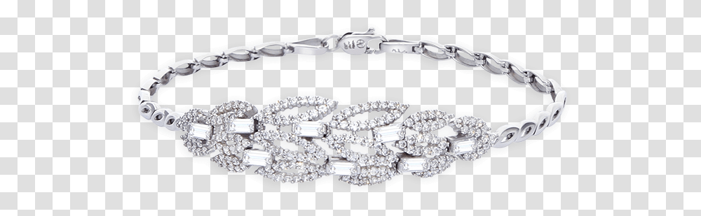 Interlaced Leaves Full Set White Gold Bracelet, Accessories, Accessory, Jewelry, Diamond Transparent Png
