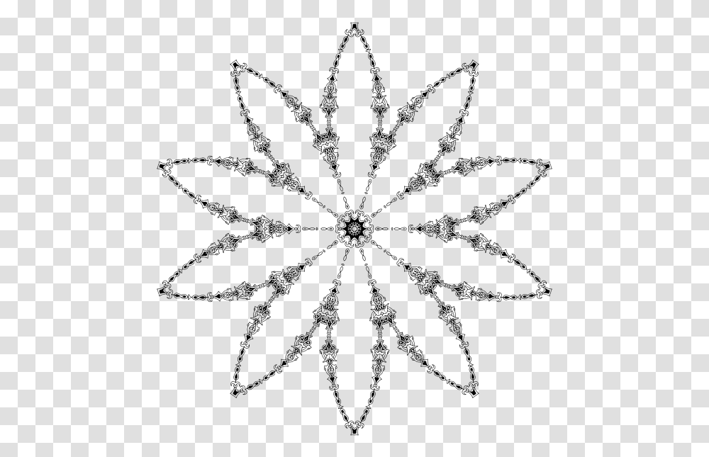 Interlocking Flower Vector Image Colouring Pages Of Geometric Patterns, Gray, World Of Warcraft Transparent Png