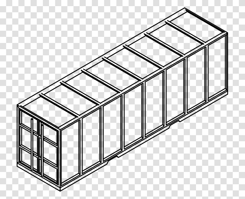 Intermodal Container Shipping Containers Drawing Rubbish Bins, Gray, World Of Warcraft Transparent Png