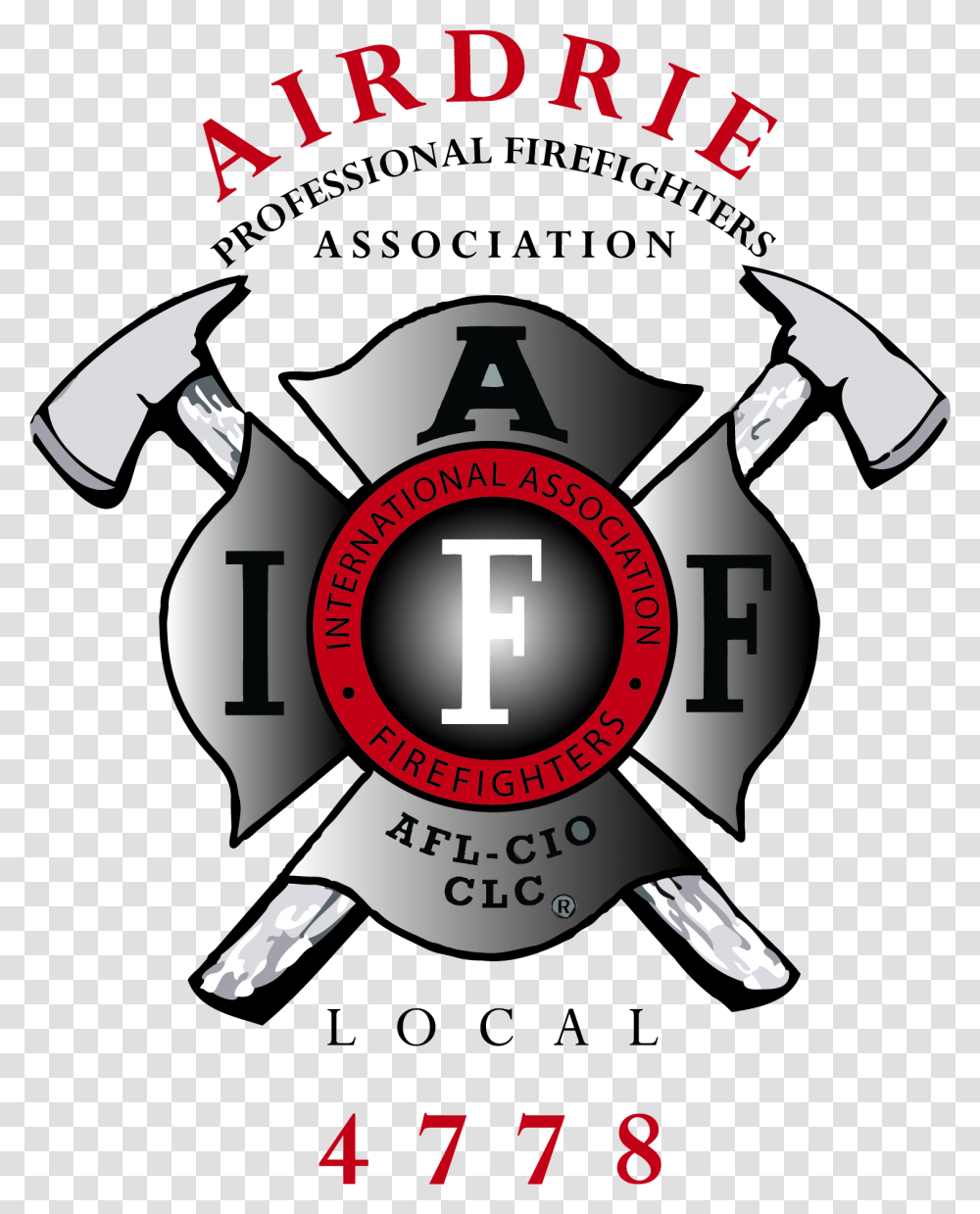 International Association Of Fire Fighters Download International Association Of Fire Fighters, Logo, Trademark, Emblem Transparent Png