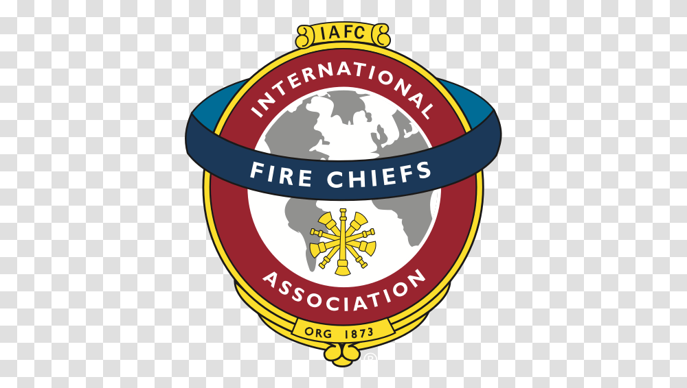 International Association Of Fire International Association Of Fire Chiefs, Logo, Symbol, Badge, Label Transparent Png