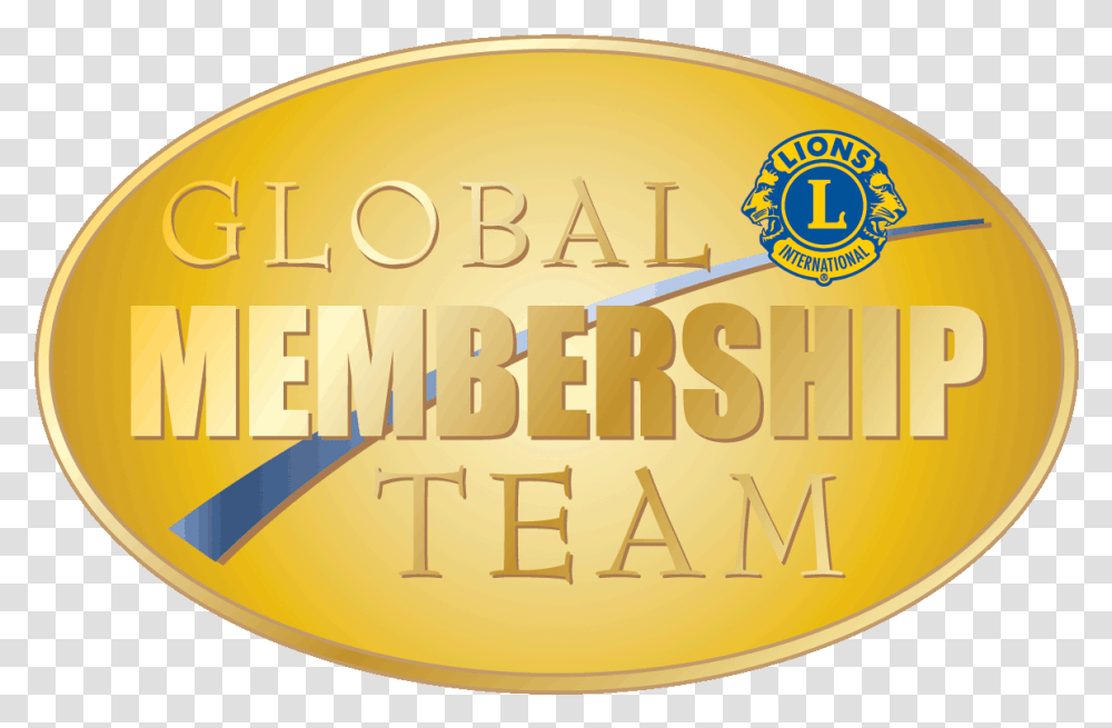 International Clipart Global Membership Team Lions, Label, Text, Gold, Logo Transparent Png